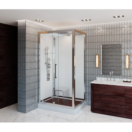 Душевая кабина Deto Z 120 KERAVA с электрикой 120х90 NEW PREMIUM